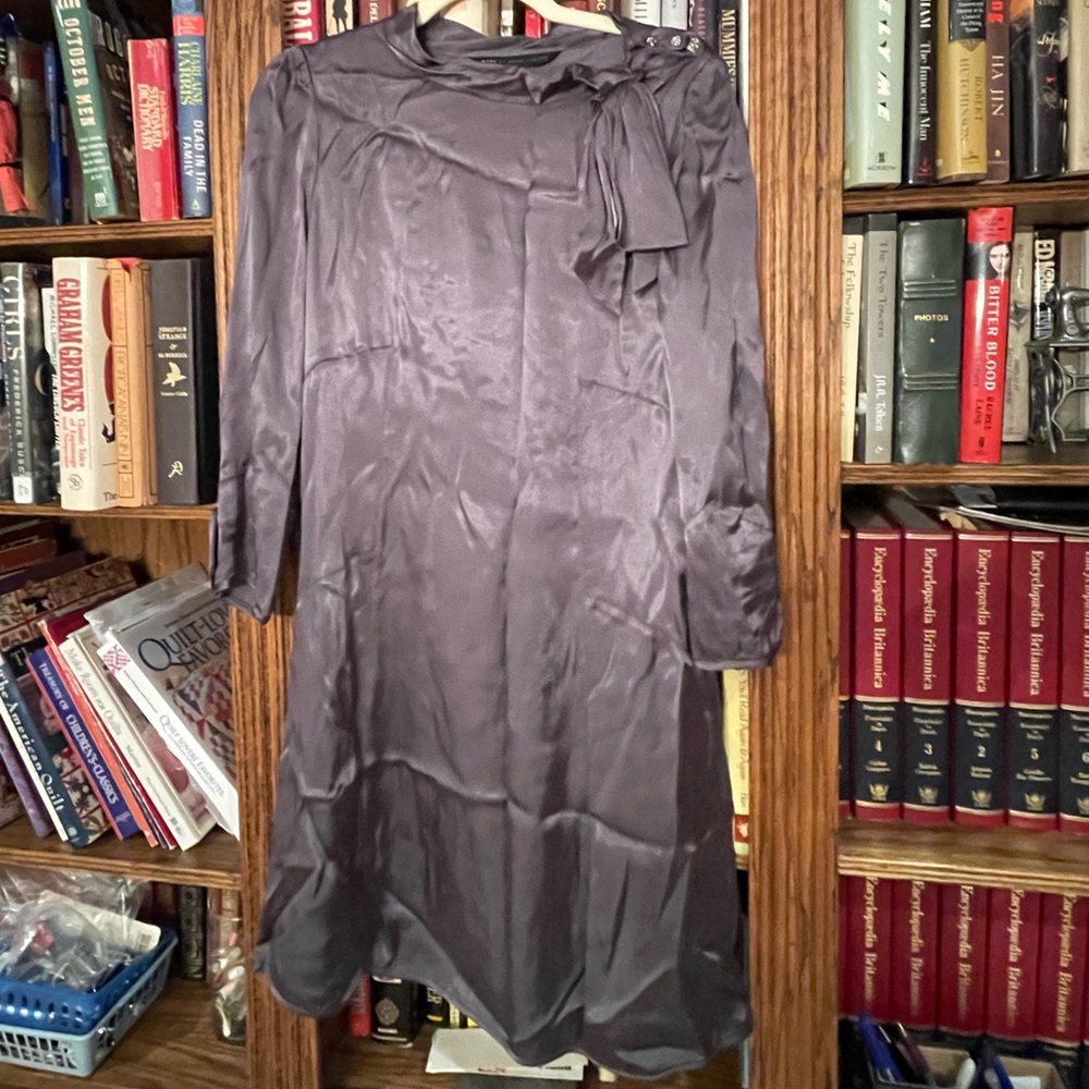 Marc By Marc Jacobs Gray Long Sleeve Dress